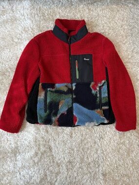 Men’s Penfield Mattawa Polar Fleece Jacket Chili Red, Blue, Green, Brown, White